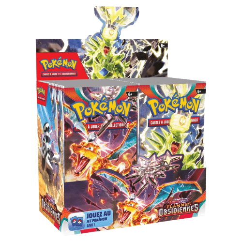 Display Pokémon Flammes Obsidiennes (EV03) – 36 Boosters – FR