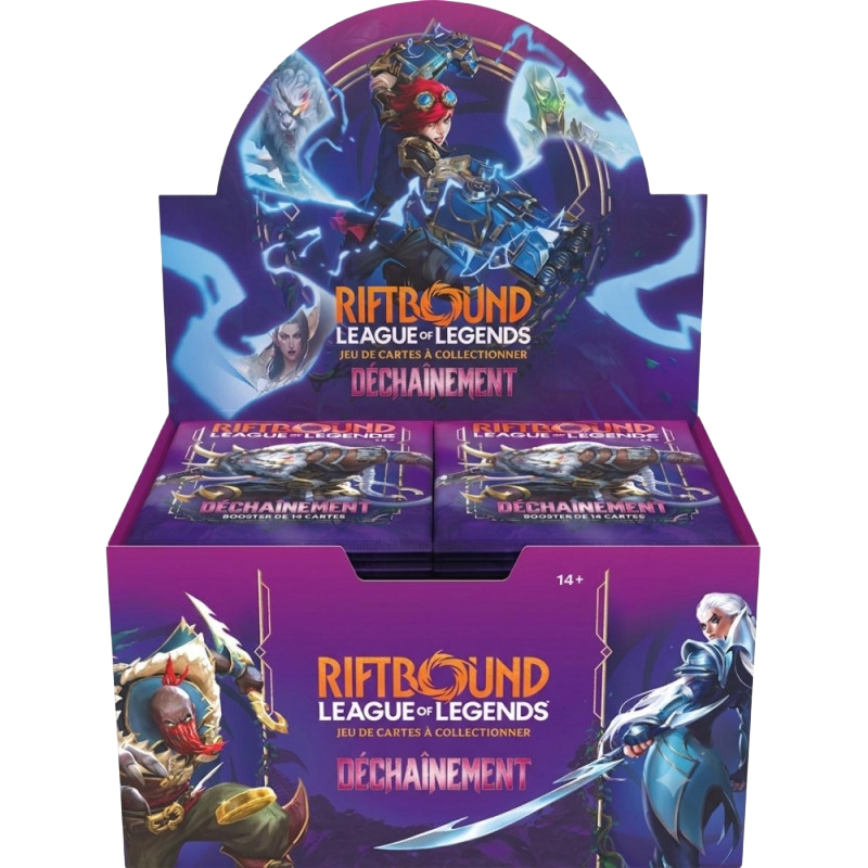 Display Riftbound Déchaînement (Set 3) – 24 Boosters – FR